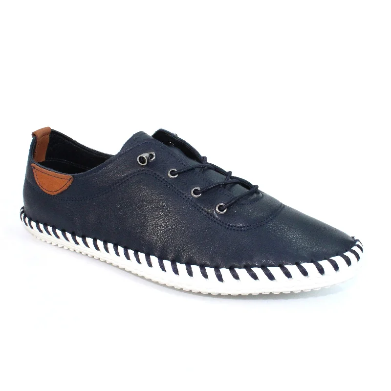 Lunar  ST IVES LEATHER PLIMSOLE