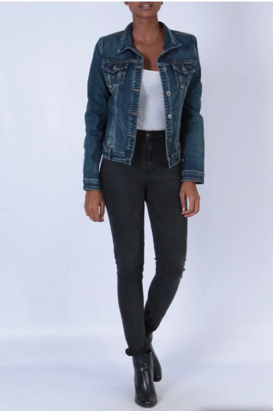 REVOLVE STRETCH DENIM JACKET