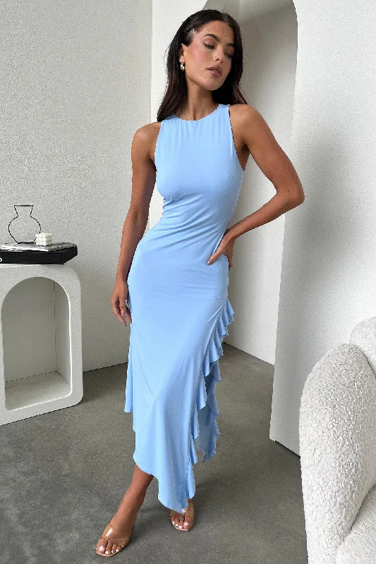 Hadid Midi Dress - Blue