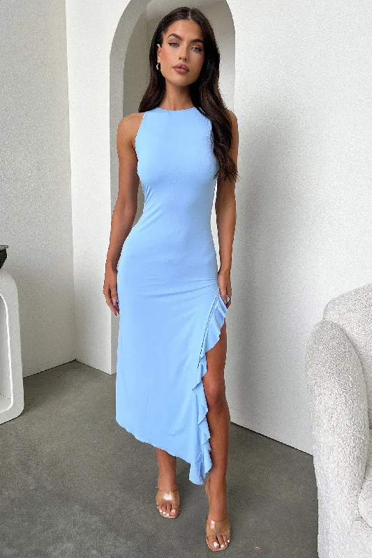 Hadid Midi Dress - Blue