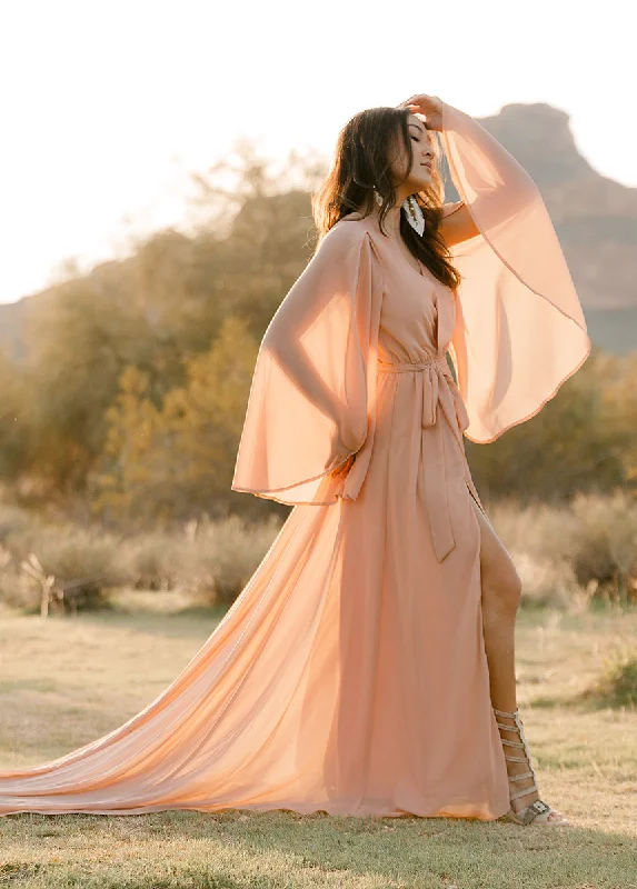 Nerina Dress in Desert Shell