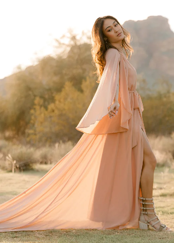 Nerina Dress in Desert Shell