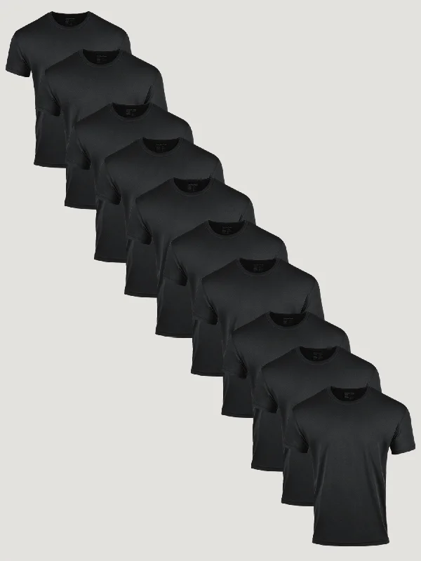 All Black Crew 10-Pack