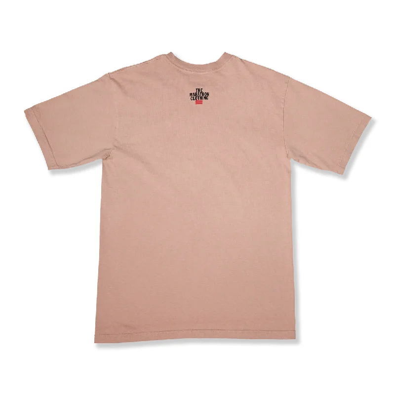 All Money In Vintage T-Shirt - Rose Granite/Black