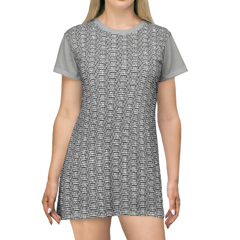 Best Favorite Animal T-Shirt Dress