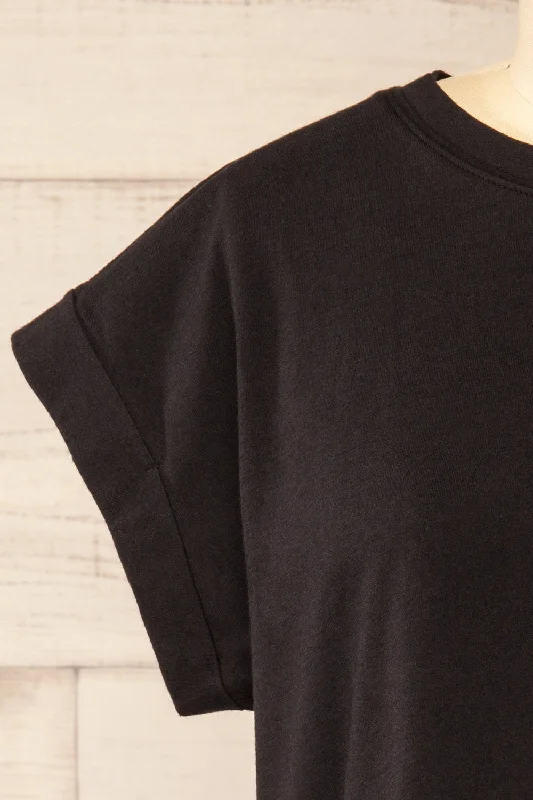 Cheddington Black | Cropped T-Shirt