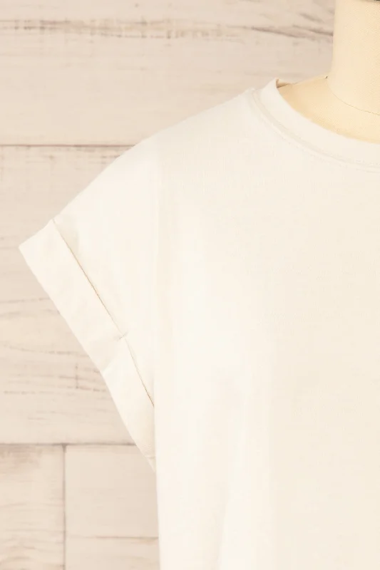 Cheddington Ivory | Cropped T-Shirt