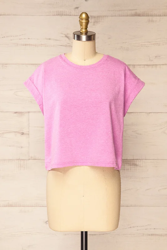 Cheddington Pink | Cropped T-Shirt