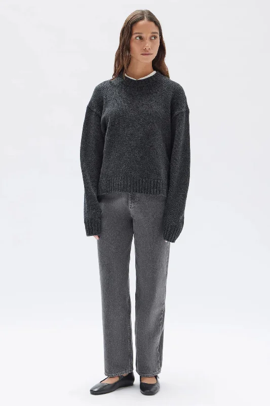 Chloe Knit Jumper Dark Grey