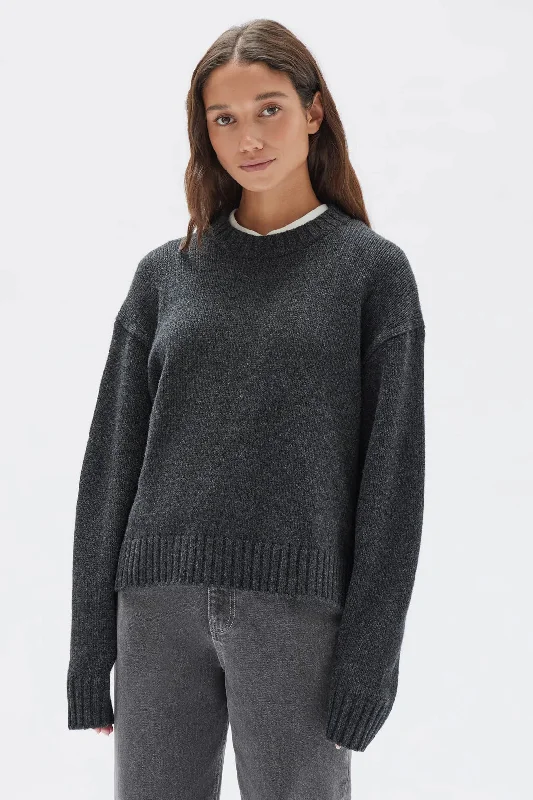 Chloe Knit Jumper Dark Grey