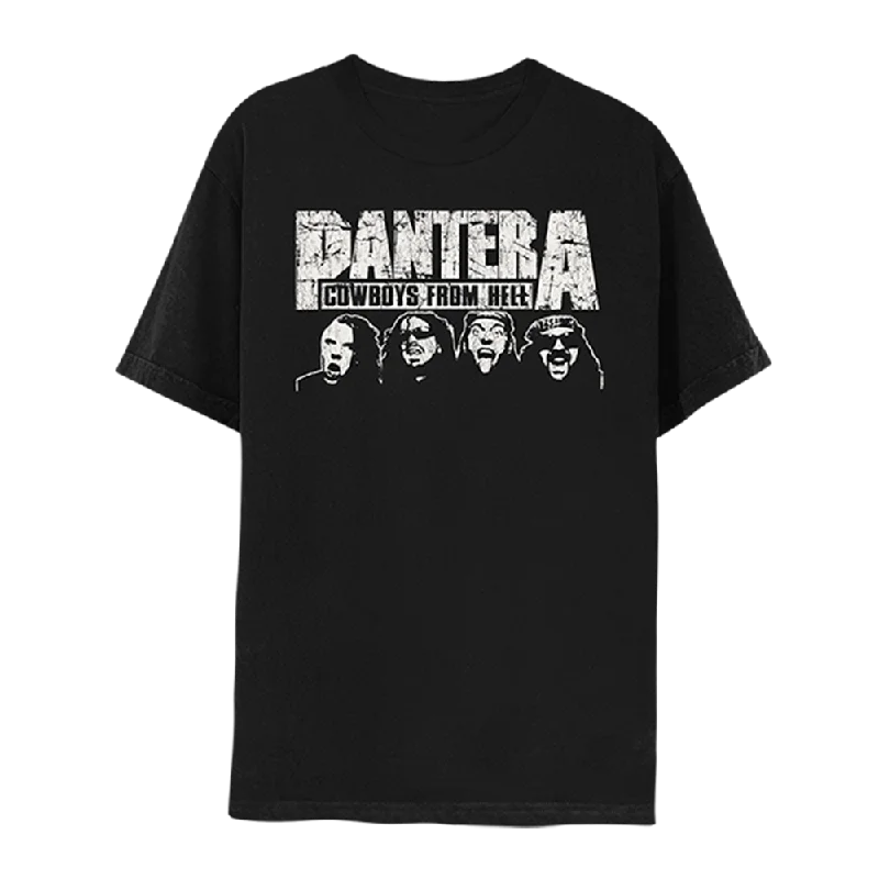 Cowboys From Hell World Tour 2023 Black T-Shirt