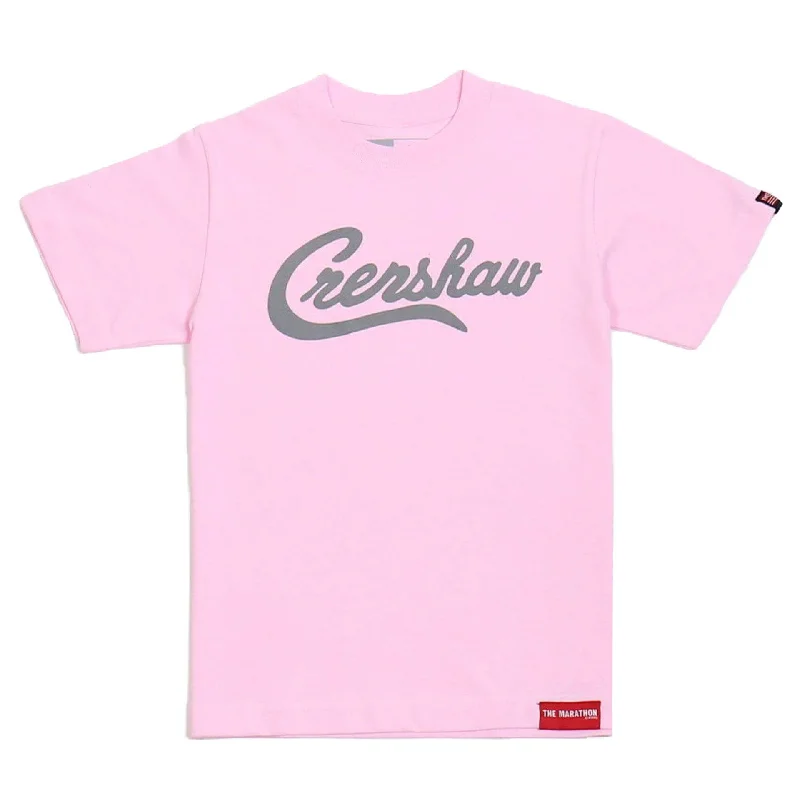 Crenshaw Kid's T-Shirt - Pink/Gray