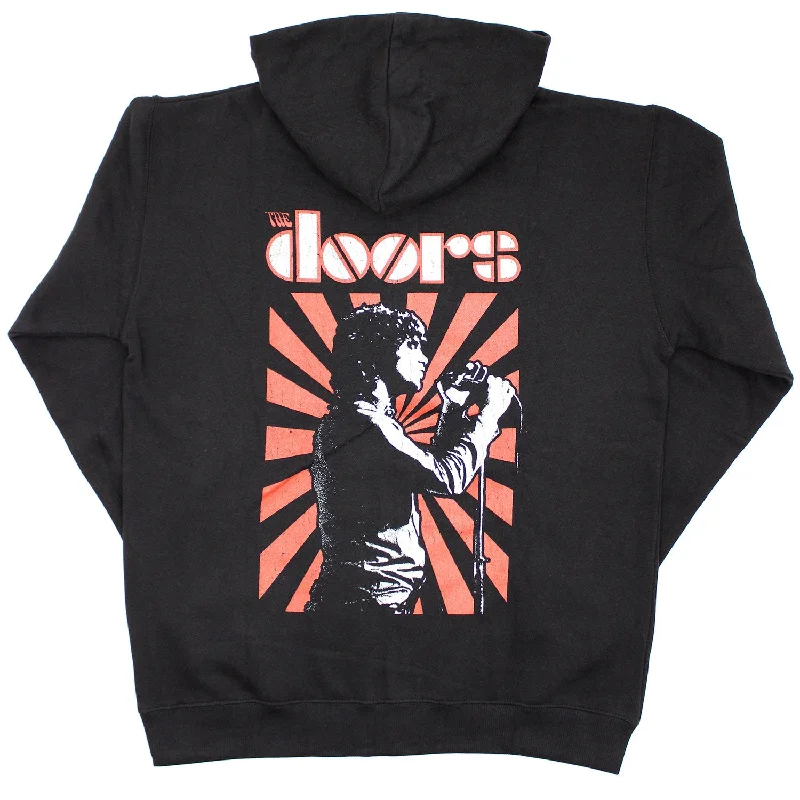 Lizard King (Back Print) Zippered Hooded Sweatshirt