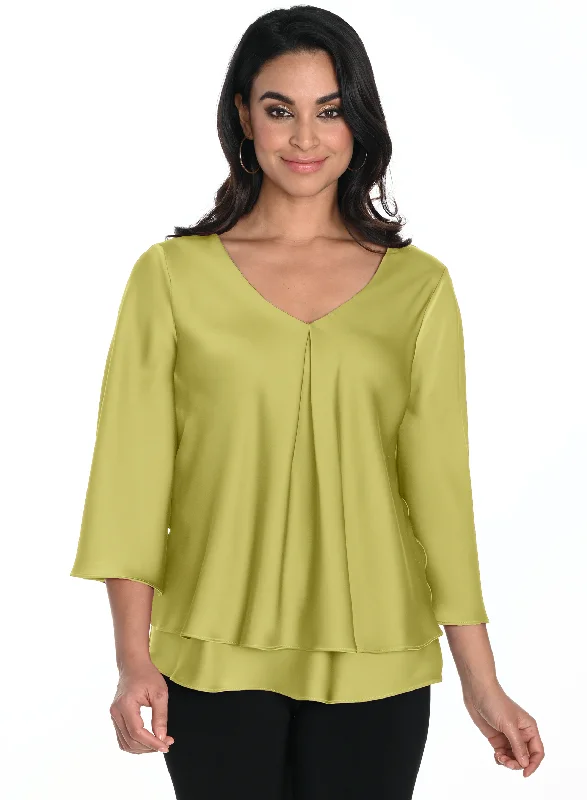 Frank Lyman Sateen Top