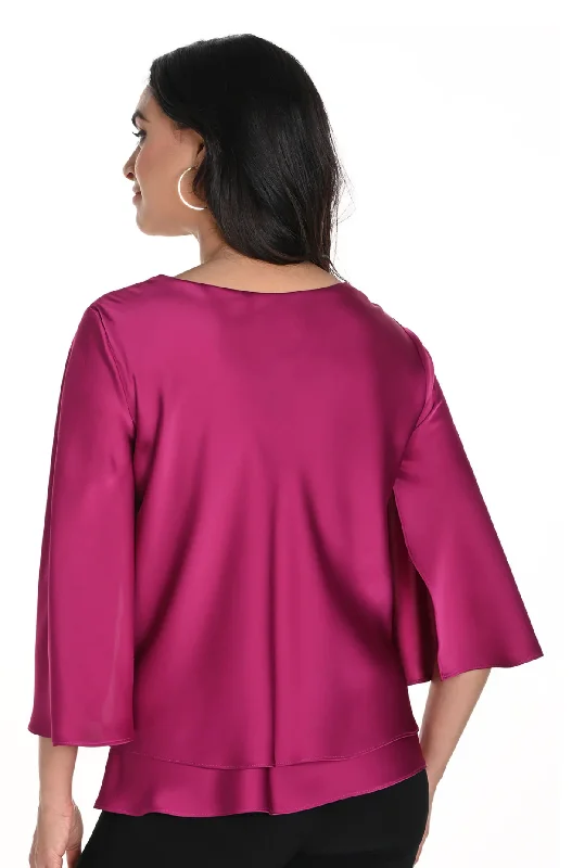 Frank Lyman Sateen Top