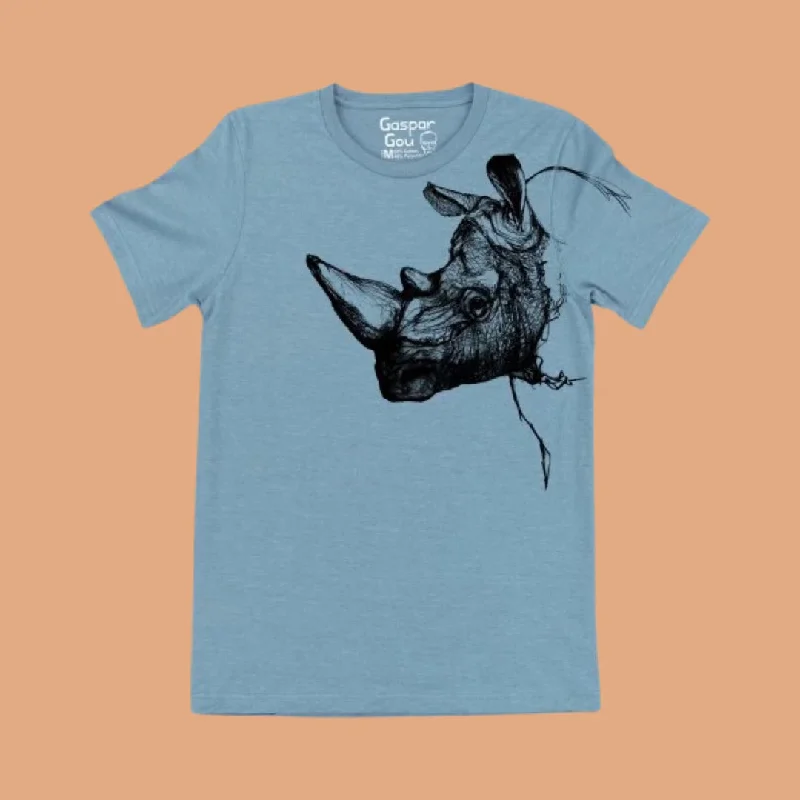 Gaspar Gou Rhino Tee - Blue