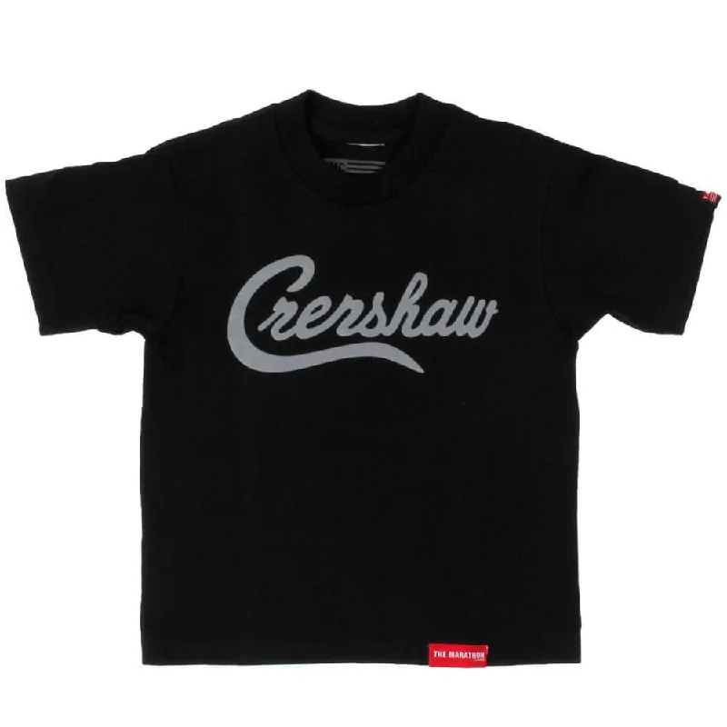 Crenshaw Kid's T-Shirt -Black/Grey