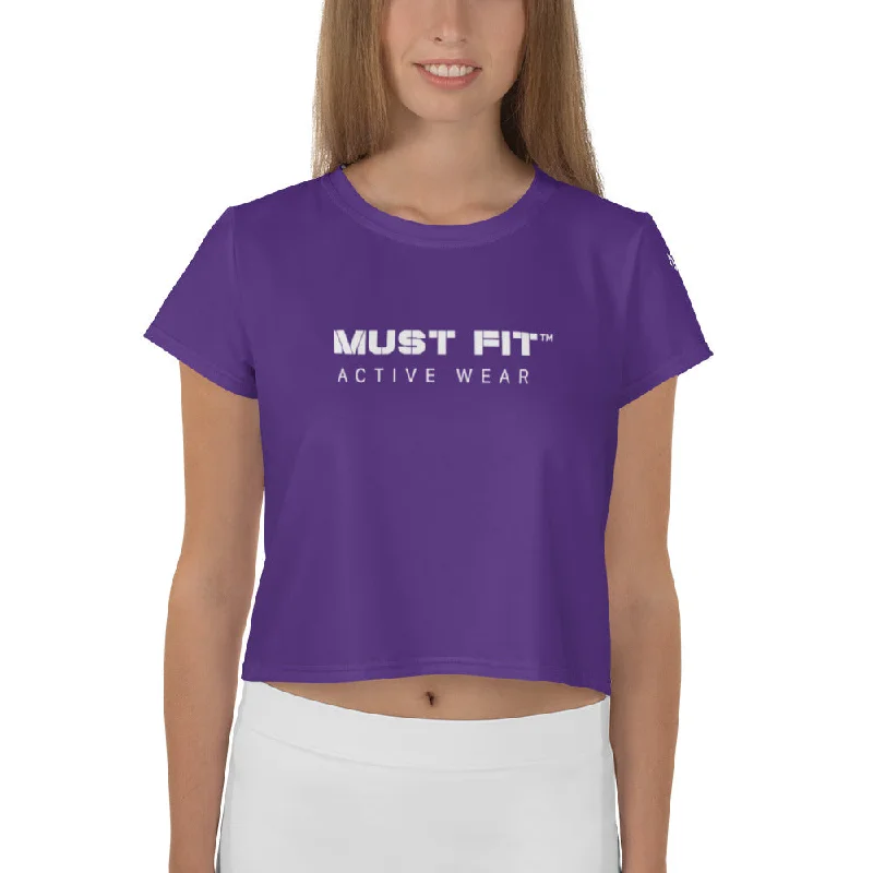 M.U.S.T. Fit crop tee