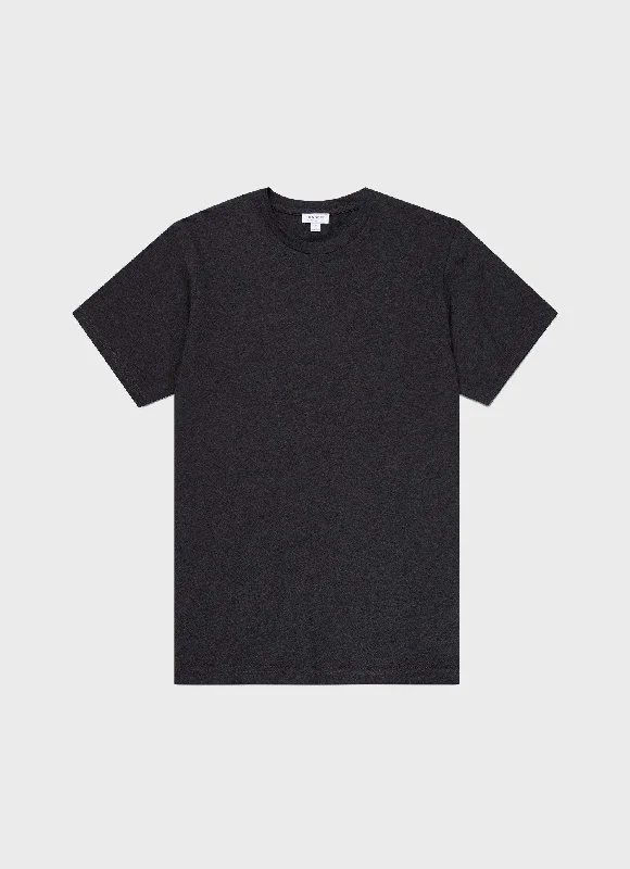 Men's Riviera T-shirt in Charcoal Melange