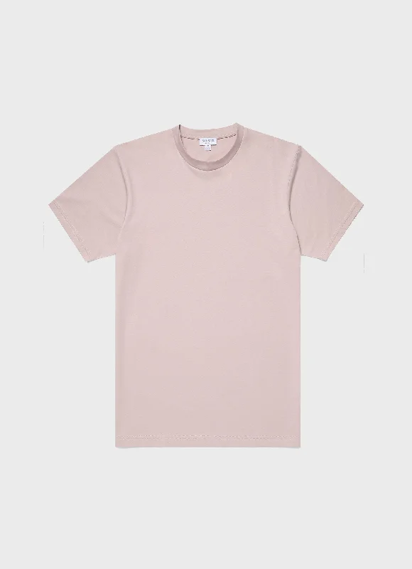 Men's Riviera Midweight T‑shirt in Pale Pink