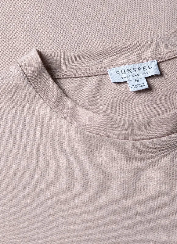 Men's Riviera Midweight T‑shirt in Pale Pink