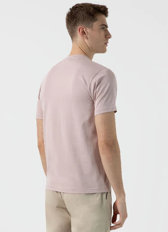 Men's Riviera Midweight T‑shirt in Pale Pink