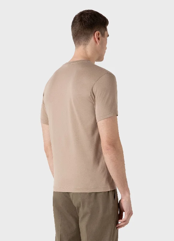 Men's Riviera Midweight T-shirt in Sandstone