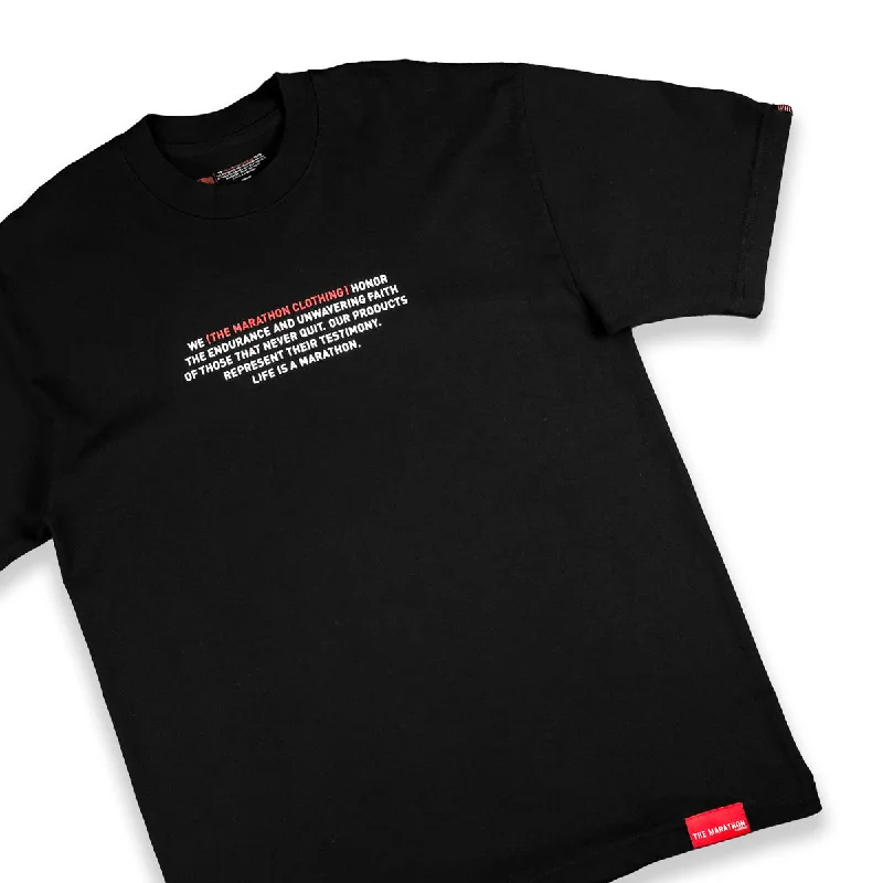 Mission Statement T-Shirt - Black