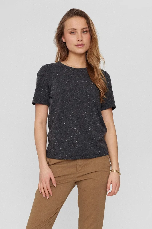 NUALIA T-SHIRT - Caviar