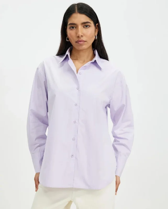 Poplin Shirt Jacaranda