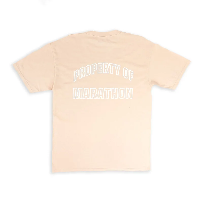 Property Of Marathon T-Shirt - Coral