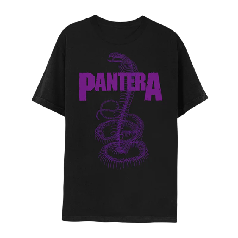 Purple Snake World Tour 2023 Black T-Shirt