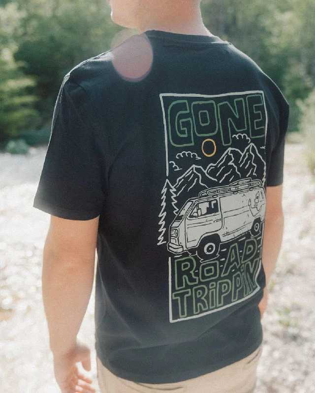 Road Trippin Organic T-Shirt - Black