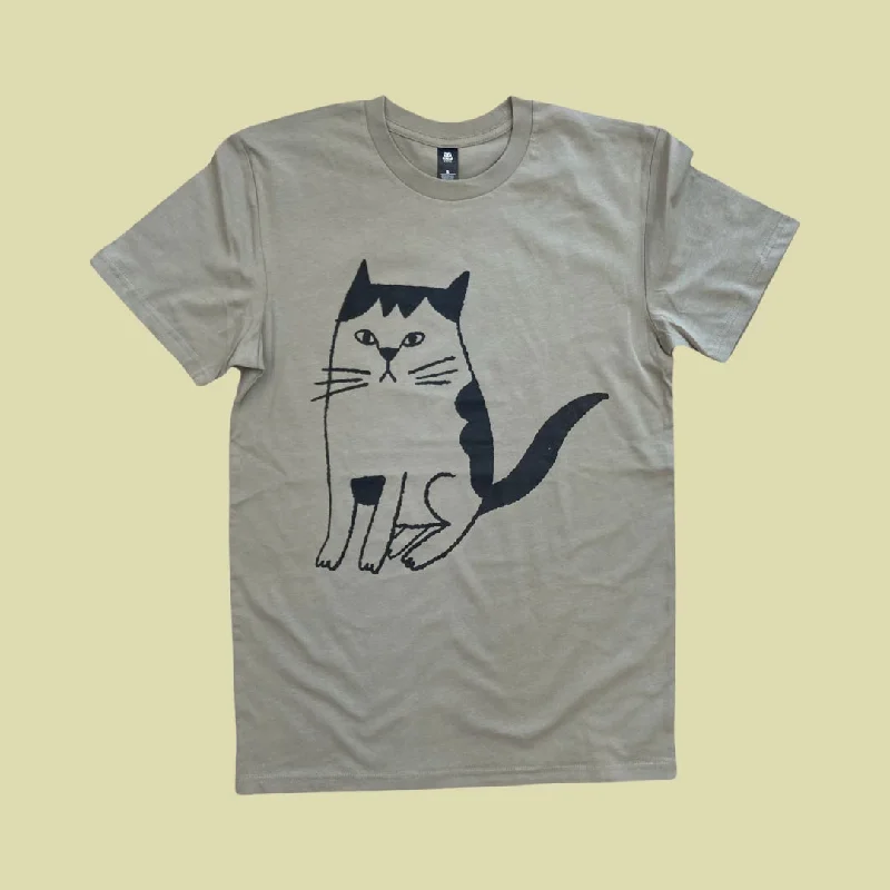 Ruck Rover Maude the Cat Tee - Eucalyptus