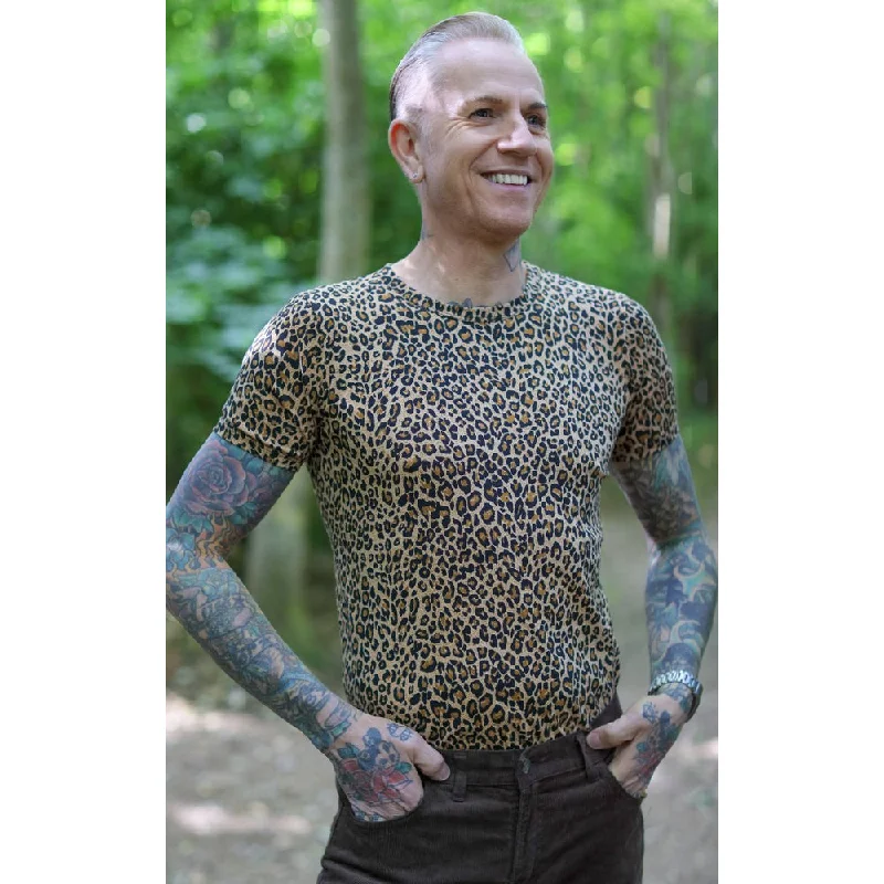 Run and Fly Leopard Tee Shirt