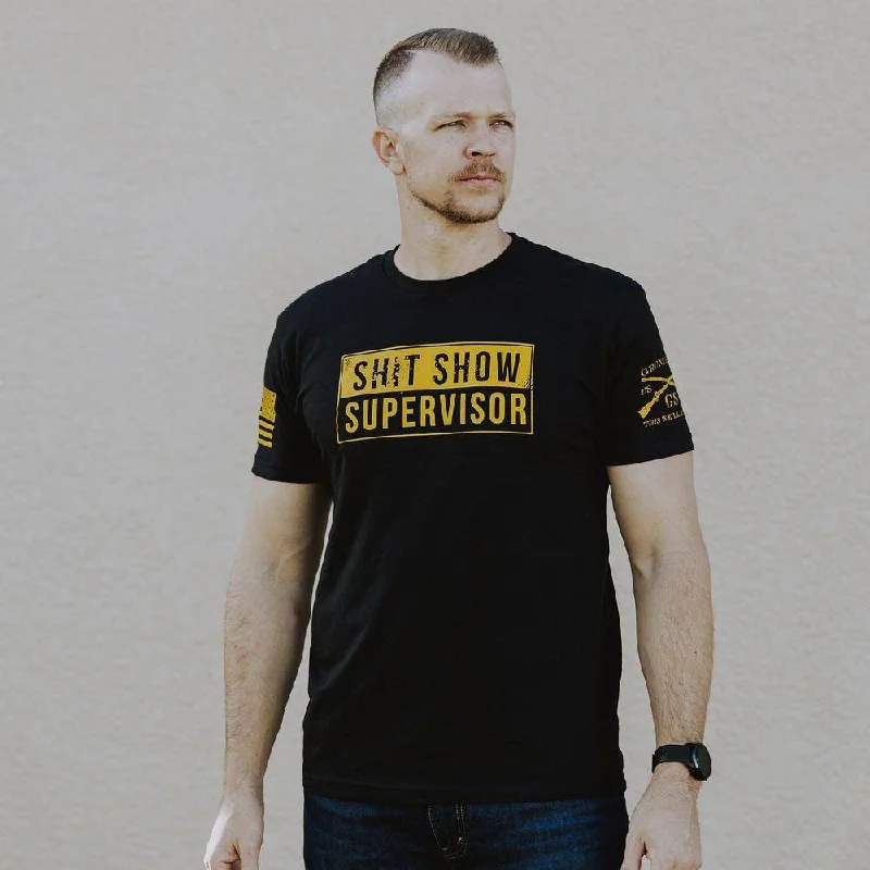 Sh*t Show Supervisor T-Shirt - Black