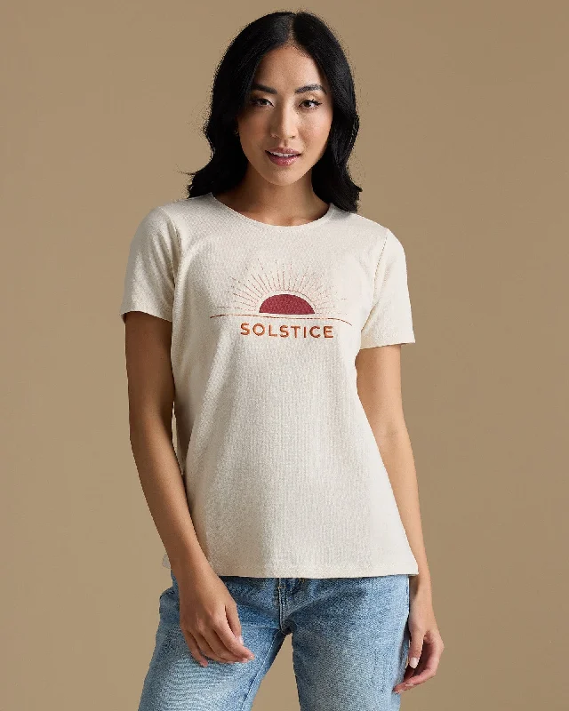 Solstice Embroidered Tee