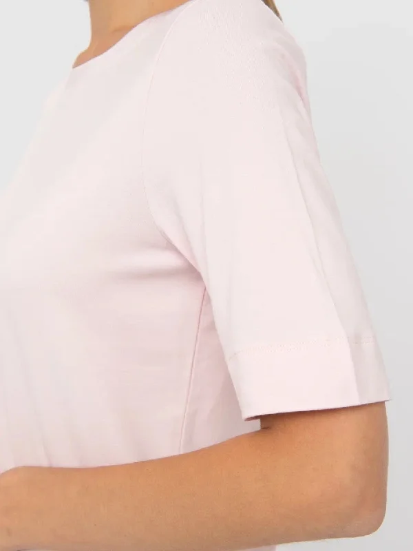 T-shirt with a High Neckline