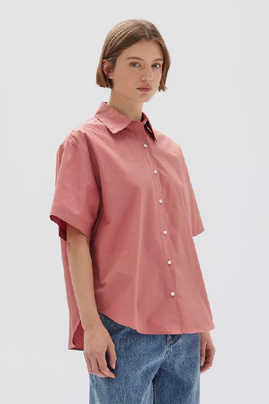 Tala Poplin Shirt SS Lotus