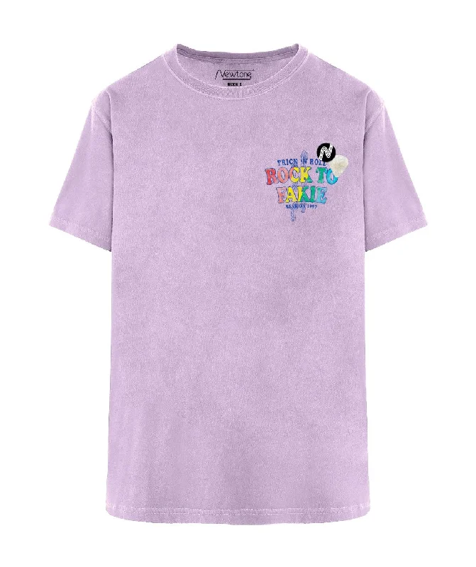 Tee shirt trucker lilac 