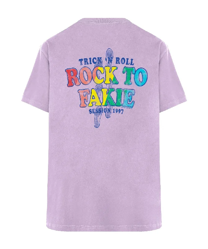 Tee shirt trucker lilac 