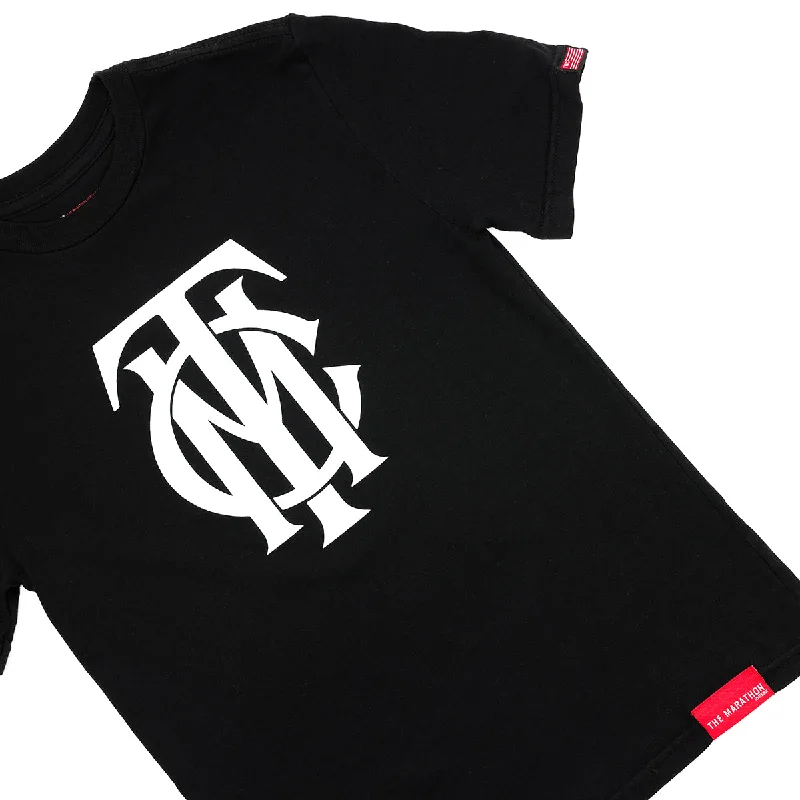 TMC Monogram Kid's T-Shirt - Black/White