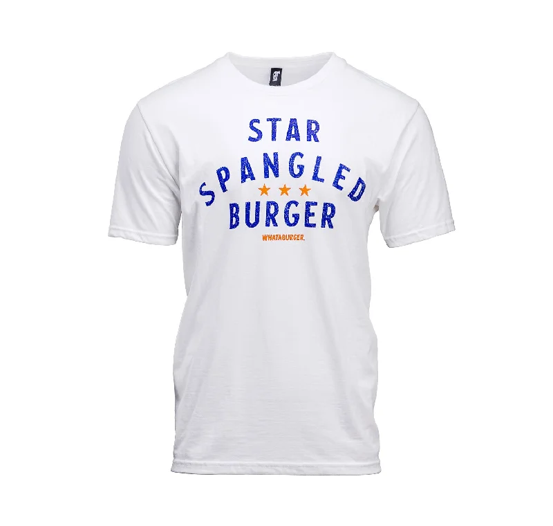 Tumbleweed TexStyles White Star Spangled Burger Tee