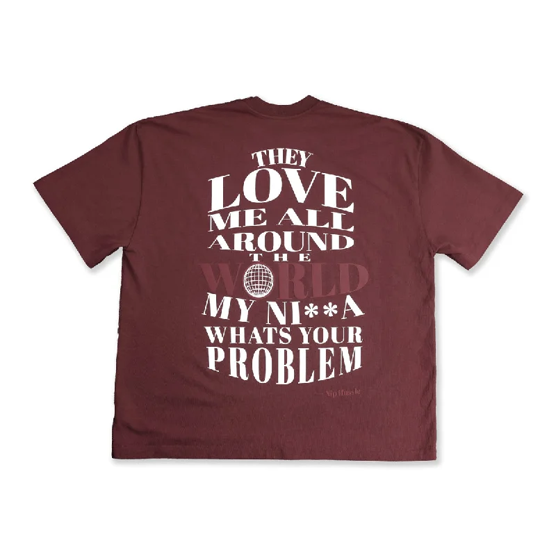 Worldwide T-Shirt - Mauve