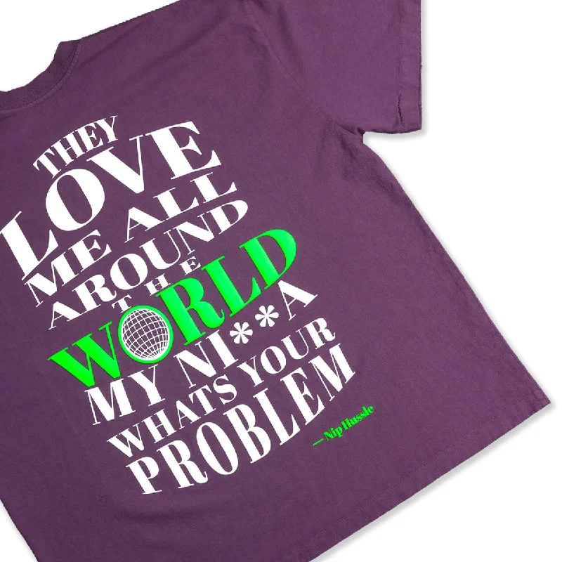 Worldwide T-Shirt - Purple Mauve