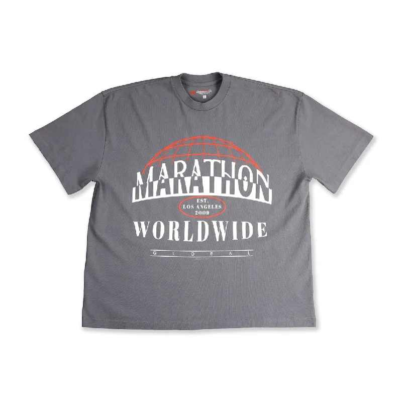 Worldwide T-Shirt - Slate Grey